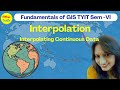 Interpolation: Interpolating Continuous Data