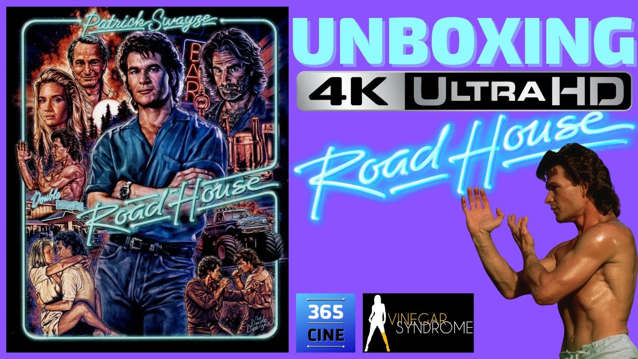 ROAD HOUSE 4K Ultra HD Bluray Unboxing Vinegar Syndrome Ultra