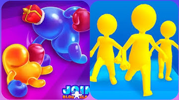 Max Levels Join Blob Clash 3D Vs Join Clash 3D⚫️🔵🧿All New Max Update Mobile Gameplay WE214