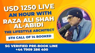 USD 1250 Live | Episode No.1203 By Raza Ali Shah Al-Abidi | Lifestyle Architect | Wazifa