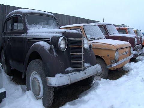 Пенсионер в Ужуре собрал коллекцию советских автомобилей #ЛюдиДела(44)