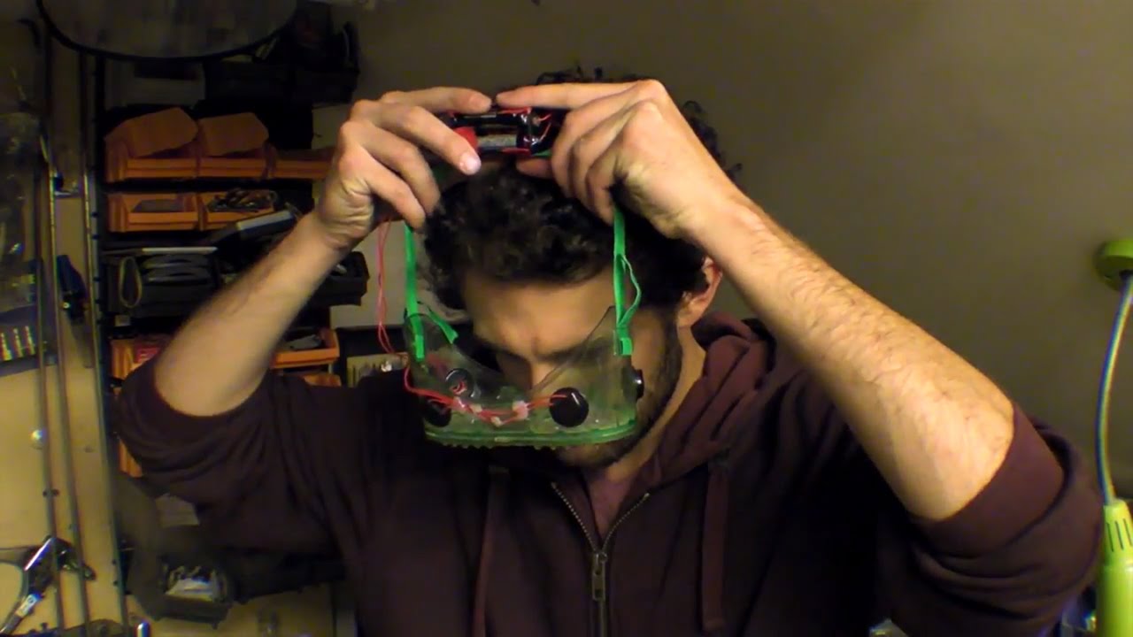 LED Goggles Shiny Eyebrows Headlamp YouTube