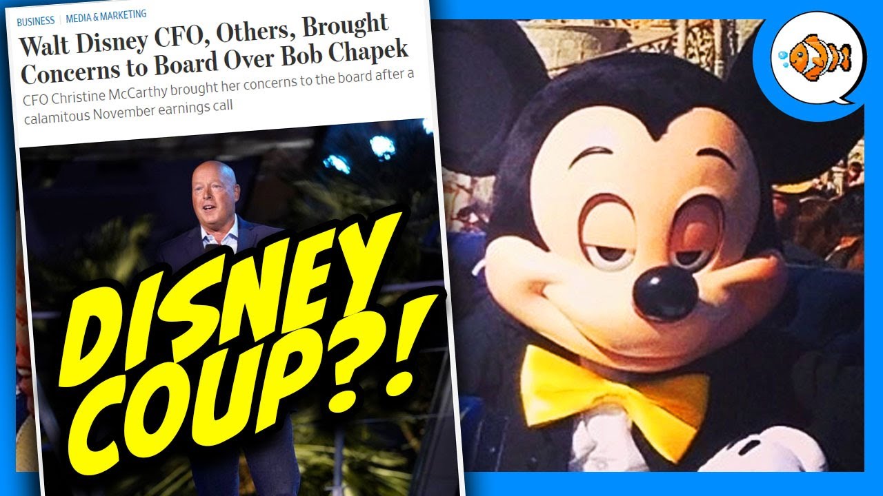 Disney CFO Staged a COUP to Oust Bob Chapek as Disney CEO?!