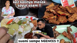 suami sampe ngences‼️ke2 kalinya masak sayur asem