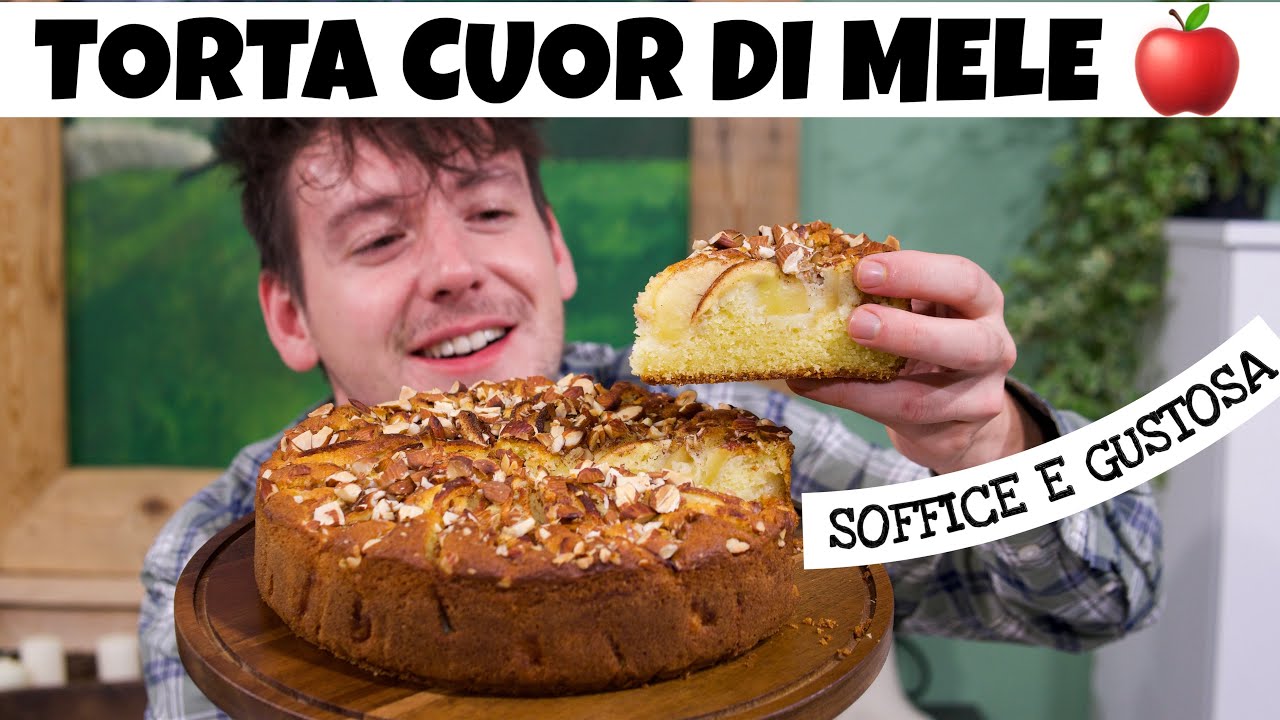 TORTA CUOR DI MELE: La torta di mele più buona e soffice che esista - ricetta facile e veloce | DZ