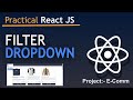 how can impliment filter feature in react js | filter dropdown in hindi | filter in web apps 🚀🚀