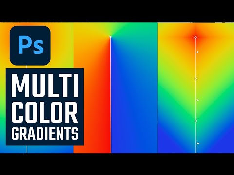 How to Create Multicolor Gradients in Photoshop (Color & Opacity Stops Explained)