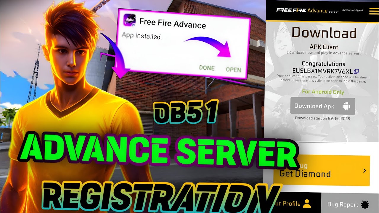 Free Fire Advance Server OB51 Registration – Full Guide 🔥 | How to Register OB51