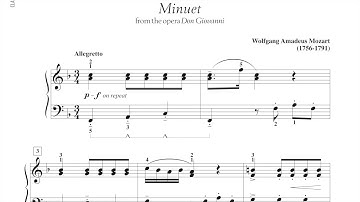 Minuet (from Don Giovanni) - Mozart (page 40, Adult Piano Adventures Classics Book 2)