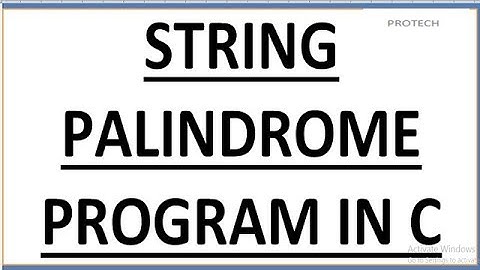 STRING PALINDROME PROGRAM IN C (HINDI)