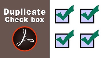 How to duplicate checkboxes in a fillable pdf form using adobe acrobat pro 2017
