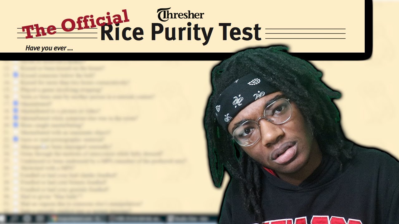 rice purity test