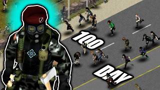 Can a PSIONIC Commander Survive 100% SPRINTERS For 100 DAYS In Project Zomboid