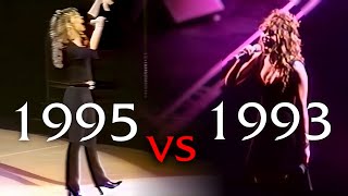 MSG 1993 Vs MSG 1995 - Mariah Carey - Concert Battle