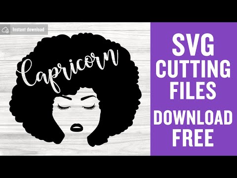Capricorn Zodiac Svg Free Cut Files for Scan n Cut Free Download