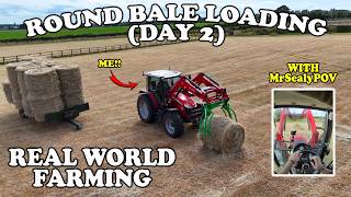 ROUND BALE LOADING with ‘SOFT HANDS’? REAL WORLD FARMING IN NOTTINGHAMSHIRE. screenshot 2