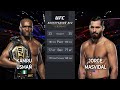 КАМАРУ УСМАН vs ХОРХЕ МАСВИДАЛЬ 2 БОЙ в UFC / UFC 261