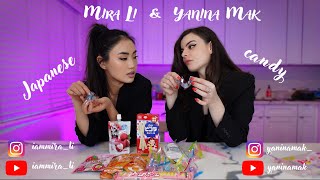 TRYING JAPANESE CANDY 🍡 with @Yaninamak | ASMR