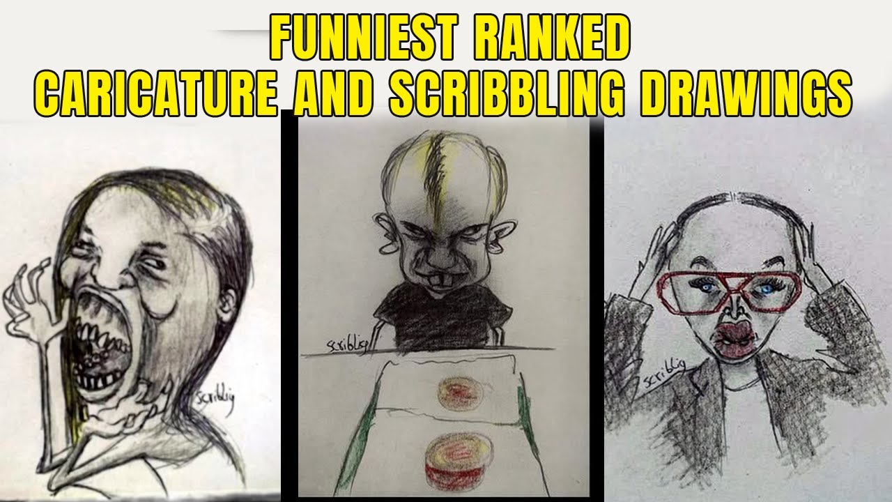 funniest scribbling drawings 😂🔥