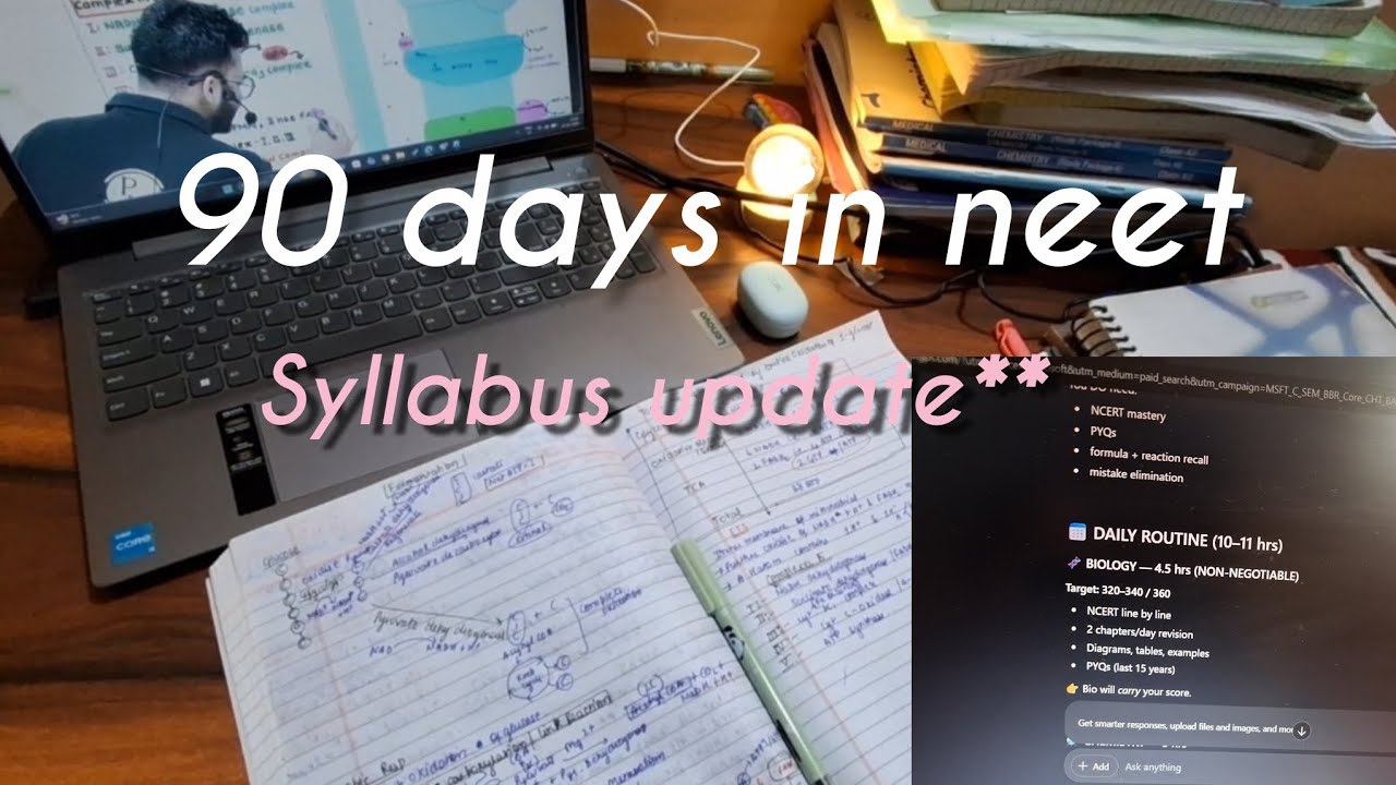 *90 days in neet* syllabus update. 