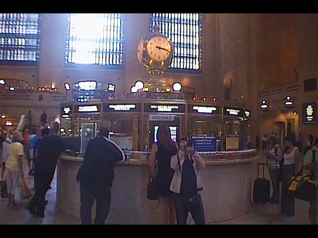 Grand Central Terminal (Famous Railway Station) - 2010 Footage