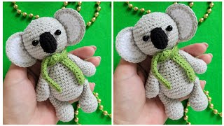 🐨Вяжем Носик Для Коалы🐨Коала Вязаная Крючком🐨Crochet Koala👍Koala Häkeln