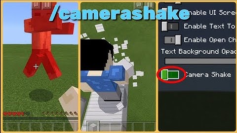 Everything you need to know about Camera shake command (Bedrock Tutorial)