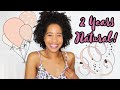 It's My Natural-versary! | 2 Year Natural Hair Growth Update + Length Check | Gabrielle Ishell