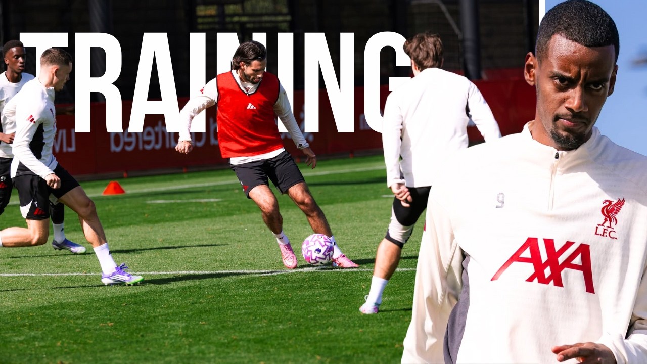 Watch Szoboszlai and Alexander Isak Shine In Liverpool Training 🔥