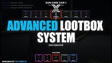 [ESX/QBCORE] Advanced Lootbox System | Fivem Scripts | DevX
