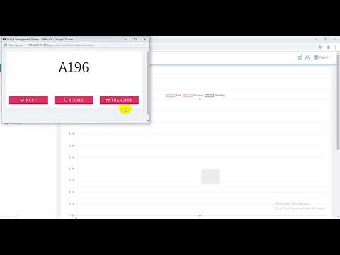 Queue Management System token work done