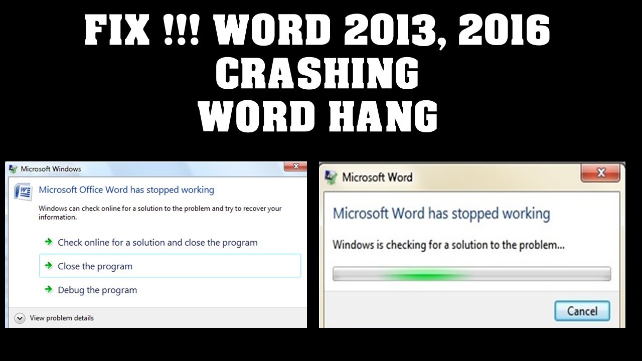 word 2013 ค้าง Update Microsoft office( Word) 2013 Hanging , Lagging Problem fixed (100%) Fixed HANG LAG