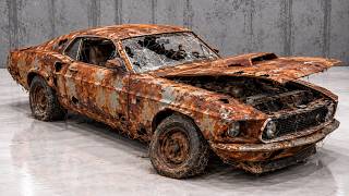 Abandoned Boss 429 Mustang – Full Restoration from Rust to $500K Legend!