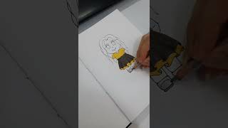desenhando uma menina