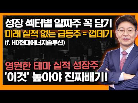 섹터별 알짜주 안전하게 담는 법 떠먹여드림! 비싸게 사지 마라! 실적·정책·밸류로 진짜배기만 챙기자! (f. HD현대에너지솔루션, 삼성전자, SK하이닉스) #신의한수 #박준현