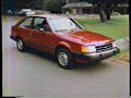 1986 ford escort the worlds bestselling car tv commercial