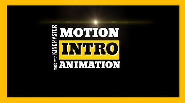 MOTION INTRO ANIMATION | Sisa Canicula #KINEMASTER #Intro #Tutorial
