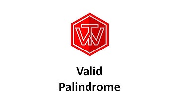 Valid Palindrome | LeetCode 125 | Facebook Coding Interview Tutorial