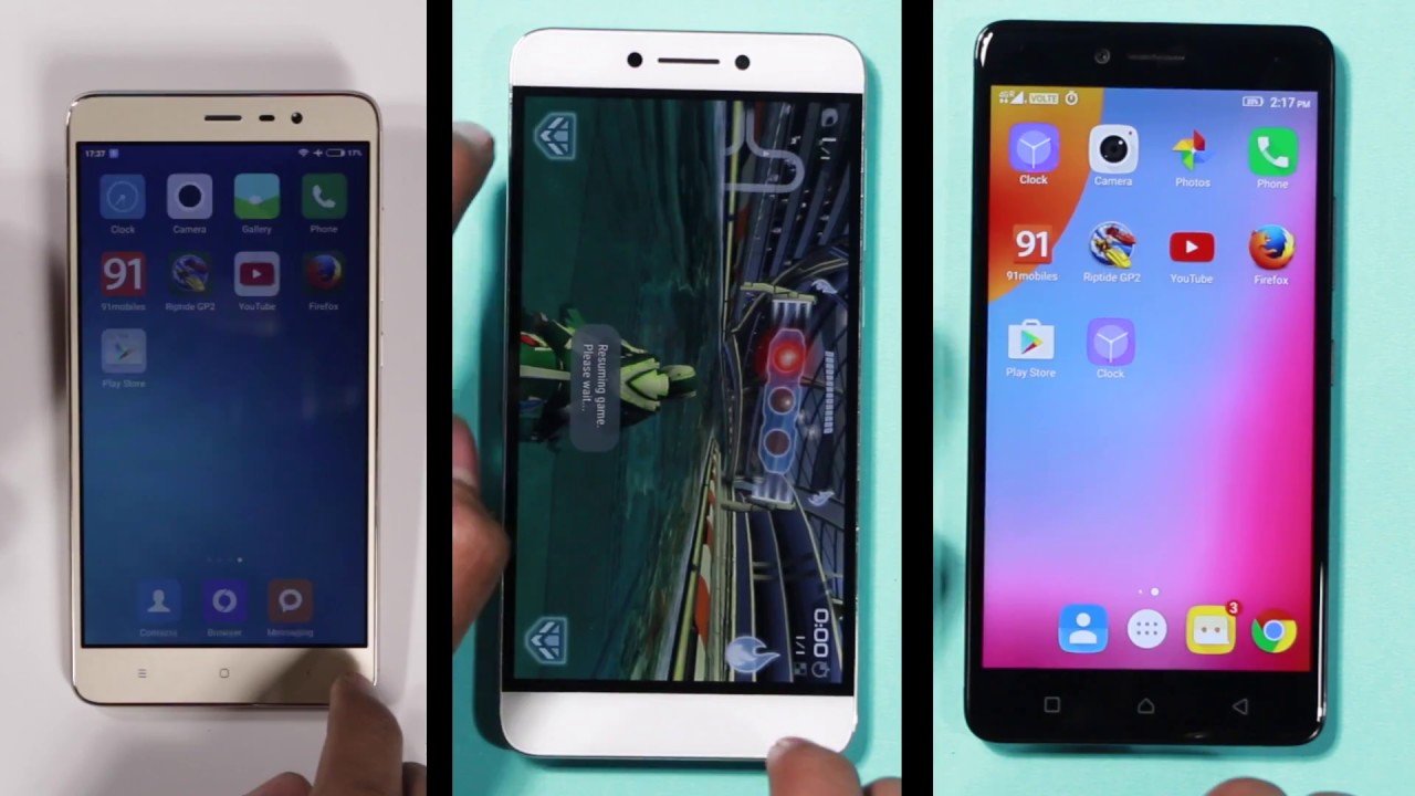 Lenovo K6 Note vs Coolpad Cool 1 Dual vs Xiaomi Redmi Note 3 Speed Test [Hindi-हिन्दी]