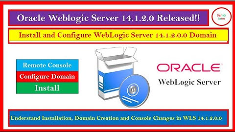 Oracle WebLogic Server 14.1.2.0 Released! Install, Configure Domain, Access Remote Console PART 4
