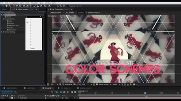 Creating a user-friendly color schemes in After Effects templates using Flex Effector