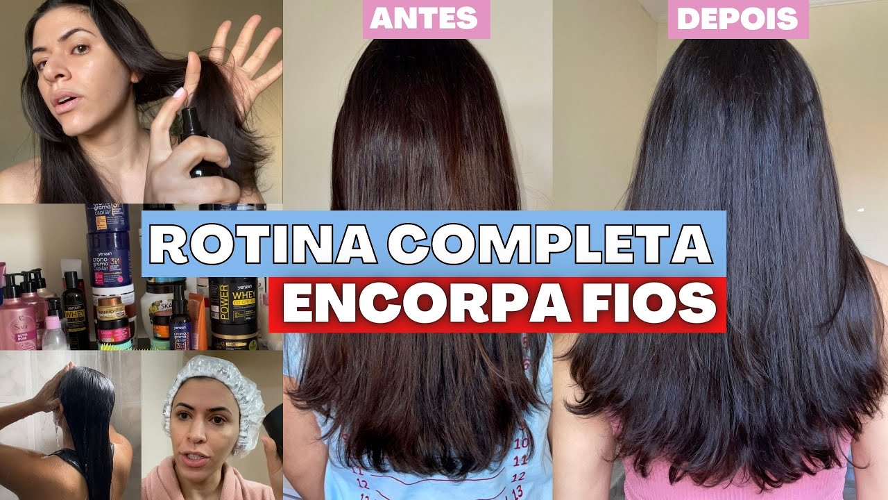 COMO ENCORPAR O CABELO: ROTINA CAPILAR PARA TER UM CABELO CHEIO E ...