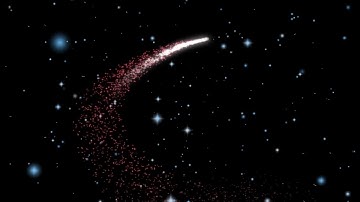 Space Commet Particle 1080p 30Fps LOOP