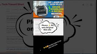 👆👆HP LaserJet 1020 Plus Driver Download &amp; Install
