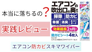 【必見！実践レビュー】エアコン防カビ スキマワイパー