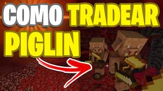 ✅COMO TRADEAR CON PIGLINS EN MINECRAFT👈