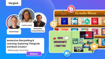 New Webinar: Immersive Storytelling & Learning: Exploring ThingLink and Book Creator!