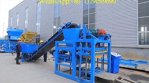 Hati Concrete Cement Block QTJ4-28 Semi Automatic Hollow Block Machinery