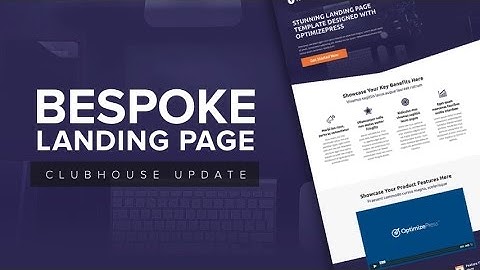 OptimizePress Club: Bespoke - Landing Page Template