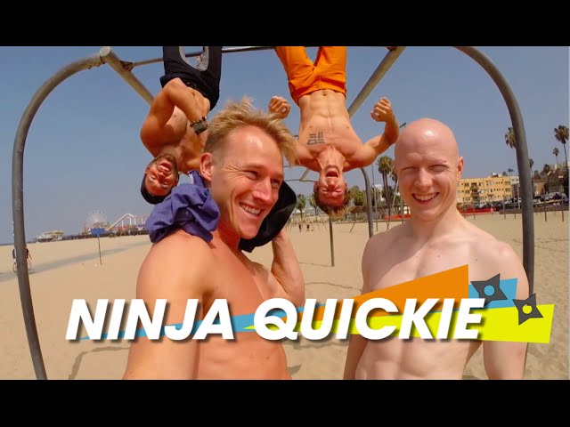 American Ninja Warrior Ben Melick  NINJA QUICKIE (Again) 